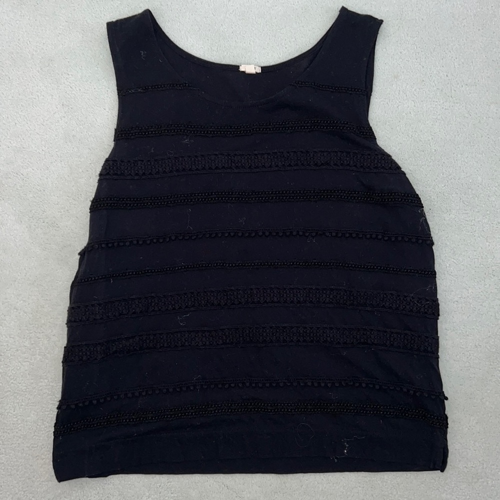 NWOT Jcrew Black Top. Size M. Pristine!